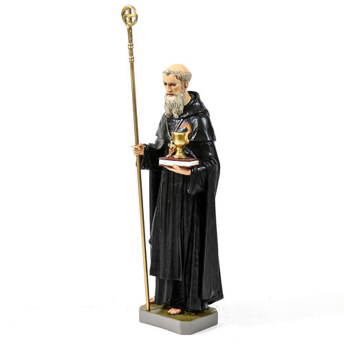 Saint Benedict Religious Statue (30 - Inch) Different Angle