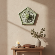 Penta Medallion Outdoor Plaque (14.0 - Inch) Side View