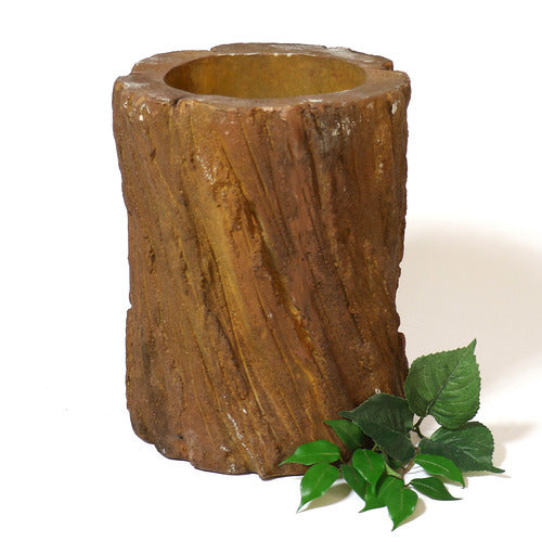 Log Planter Outdoor/Indoor Statue