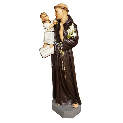 St. Anthony With Child 44""h Outdoor/Indoor Statue