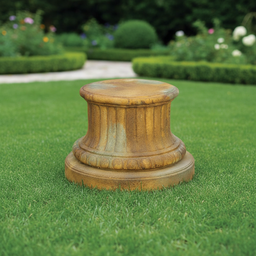 Roma Base Outdoor Statue (10 - Inch) Side Angle