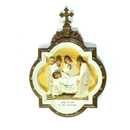 Chapel Wall Plaque Station 14 Outdoor/Indoor Statue