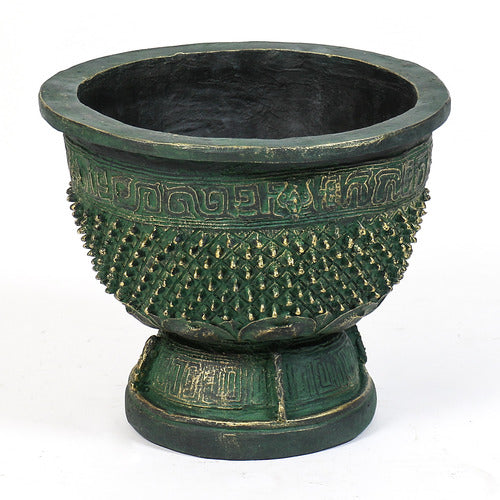 Eastern Oxidized Urn Outdoor/Indoor Statue