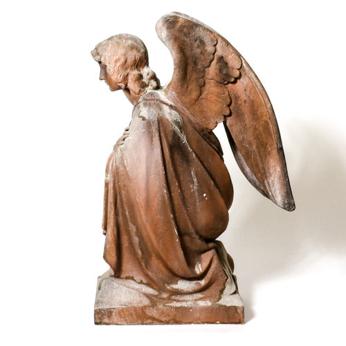 Adoration Angel Crossed Outdoor/Indoor Statue