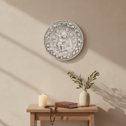 Roundel Religious Statue (29 - Inch) Side View