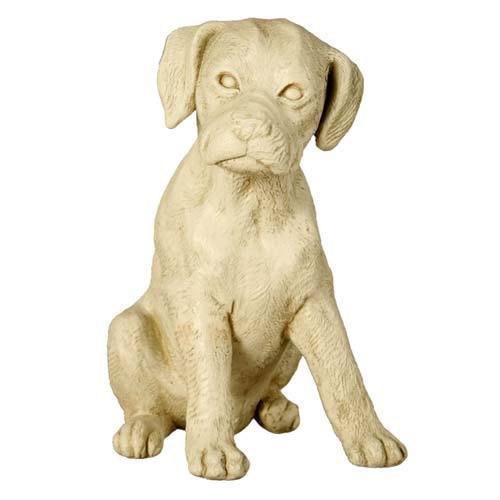Lab Puppy Dog Garden Statue (13.5-Inch)