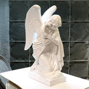 Bowing Church Angel Outdoor Statue (28 - Inch) Different Angle