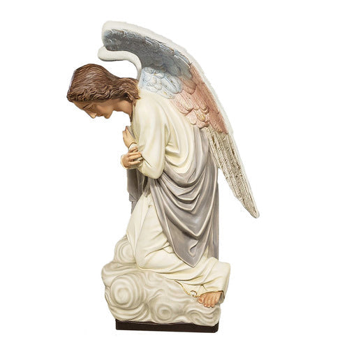 Adoration Kneeling Angel (cros Outdoor/Indoor Statue