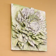 Chrysanthemum Garden Plaque (14.0 - Inch) Different Angle