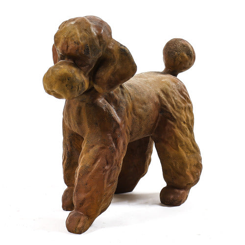 Poodle Dog Garden Statue (16-Inch)