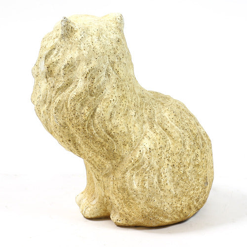 Cat Garden Statue (14 - Inch) Side View