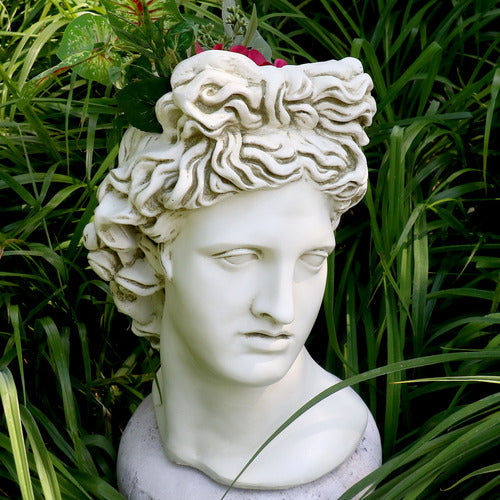Apollo Head Planter 17 Outdoor/Indoor Statue