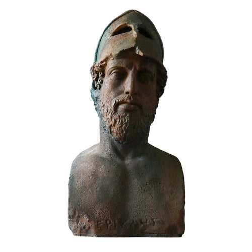 Pericles Bust Display Decor (23 - Inch) Side View
