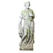 Goddess Of Fall Season Statue (66 - Inch) Side View