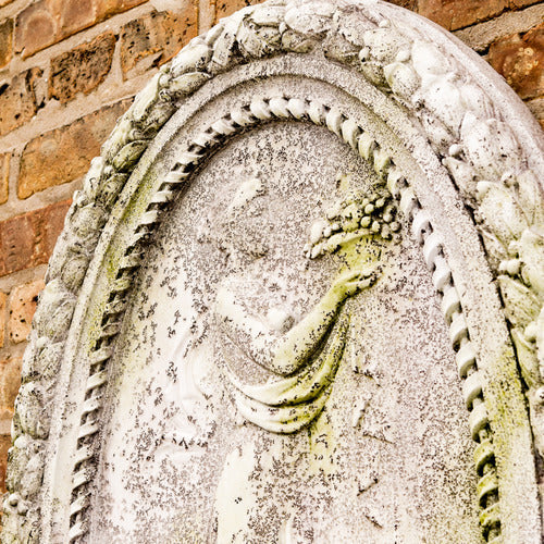 Plaque Of Flora 34 Outdoor/Indoor Statue