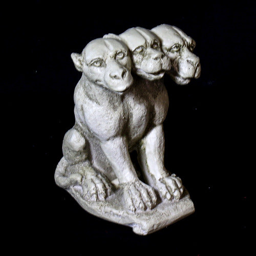 Cerberus Gargoyle Dwarf Statue (6 - Inch) Side View