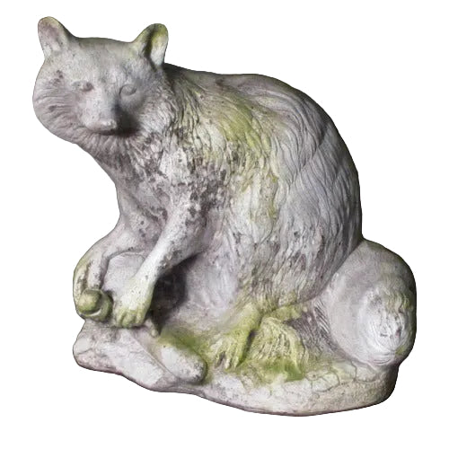 Raccoon Garden Statue (13-Inch)