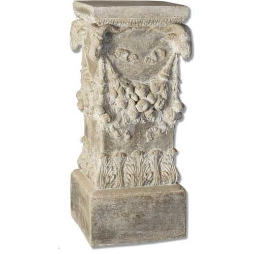 Goat Head Pedestal Outdoor/Indoor Statue