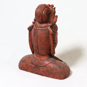 Buddha bust with serene expression, ornate headdress, and classical Asian sculptural details in a traditional style Other Angle