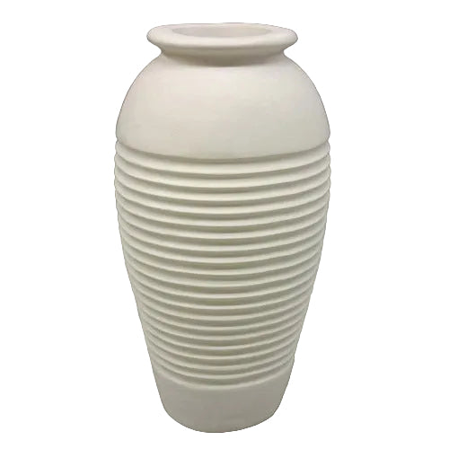 Mediterranean Ribbed Urn 42 Outdoor/Indoor Statue