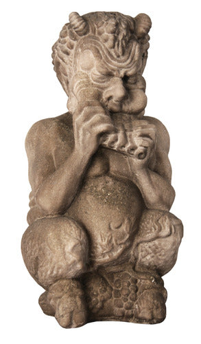 Chubby Greek Pan Statue (14 - Inch)