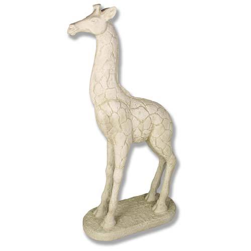 Giraffe statue with classical old world European style, ornate detailing, and Renaissance-inspired sculptural features.
