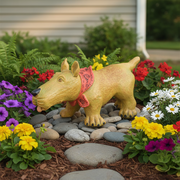 Waggles Garden Statue (4 - Inch) Side Angle