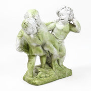 Cherub statue with children Outdoor Statue (23 - Inch) Additional Angle