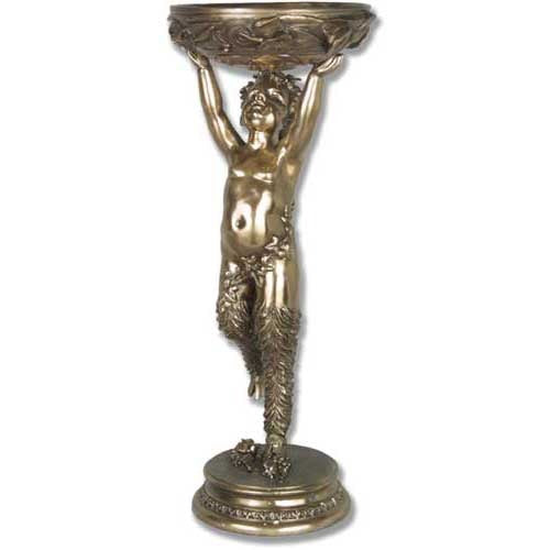 Pan Planter Cast Bronze 31 Outdoor/Indoor Statue