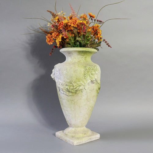 Lion and Garland Garden (16 - Inch) Side Angle