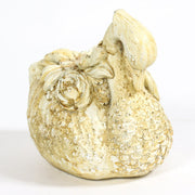 Swan Garden Statue (8 - Inch) Side View