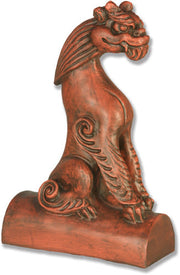 Asian Dragon Outdoor Statue (15 - Inch)