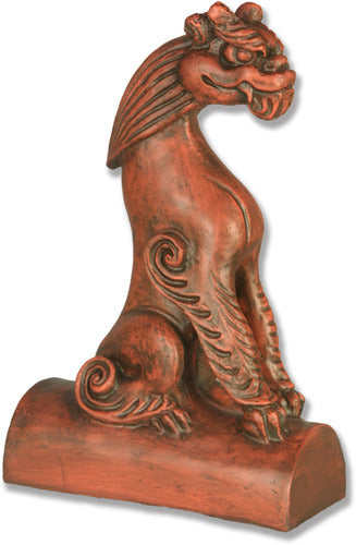 Asian Dragon Tile 15 Outdoor/Indoor Statue