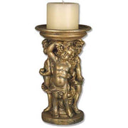 Round Cherub Candleholder