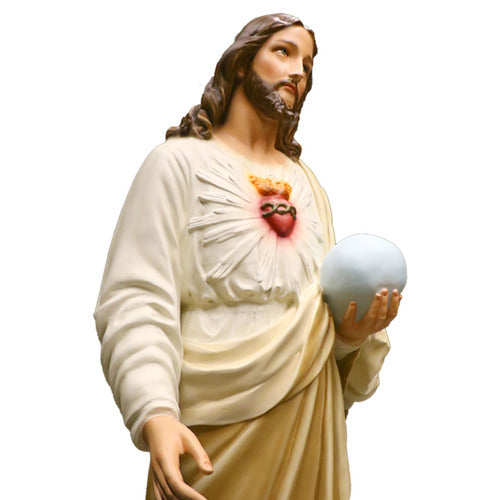 Sacred Heart To The World 62"" Outdoor/Indoor Statue