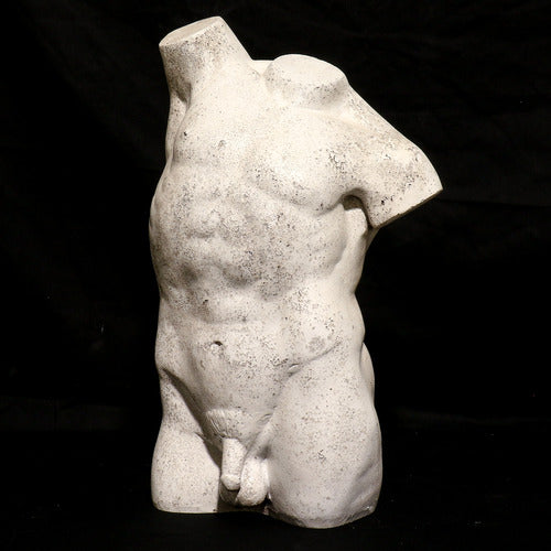 Male Twisted Torso Statue (25 - Inch) Different Angle