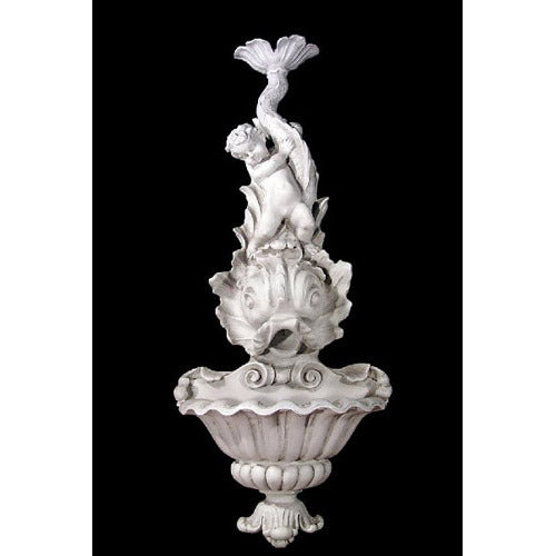 Young Poseidon,Bowl & Pump 64 Outdoor/Indoor Statue