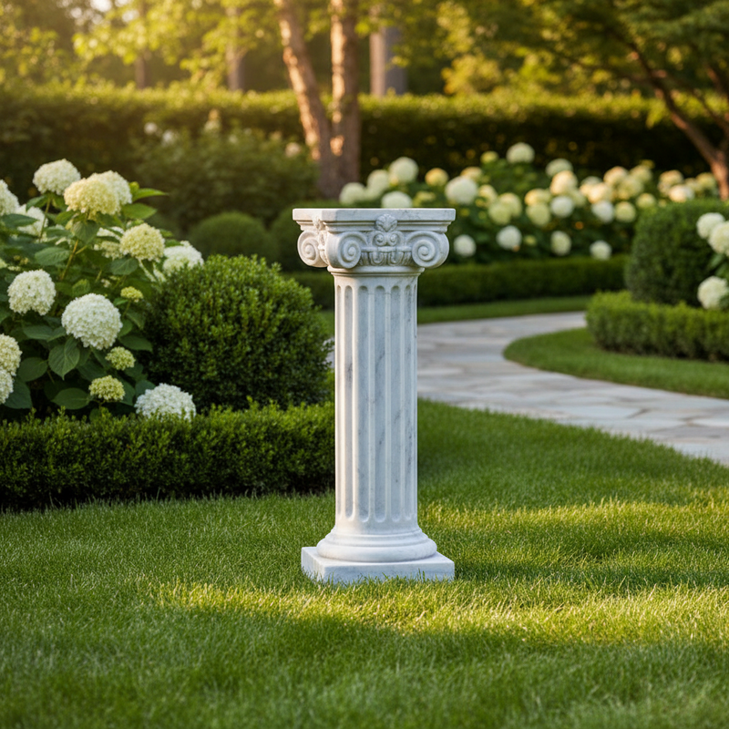 Ionic Column Outdoor Statue (11-Inch)