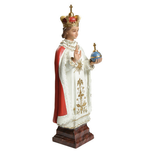 Infant of Prague Religious Statue (41 - Inch) Side View