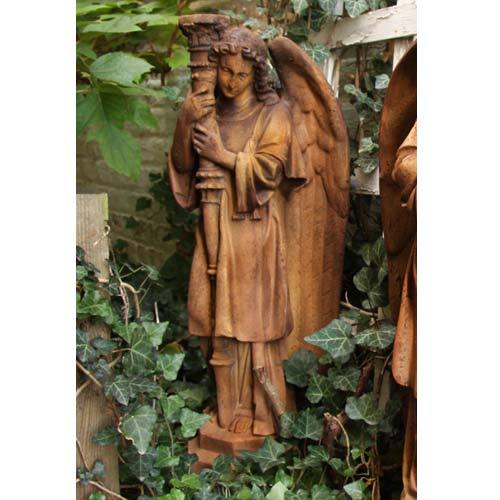 Majestic Angel Guard Right Statue (Right) Side View