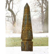 Venetian Obelisk Outdoor Statue (72 - Inch) Side View