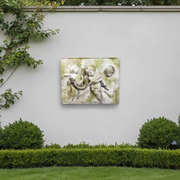 Four Singing Cherubs Outdoor Statue (33 - Inch) Side Angle