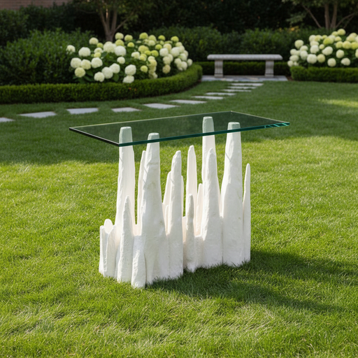 Icicle Console X Lg Statue (72 - Inch) Side Angle