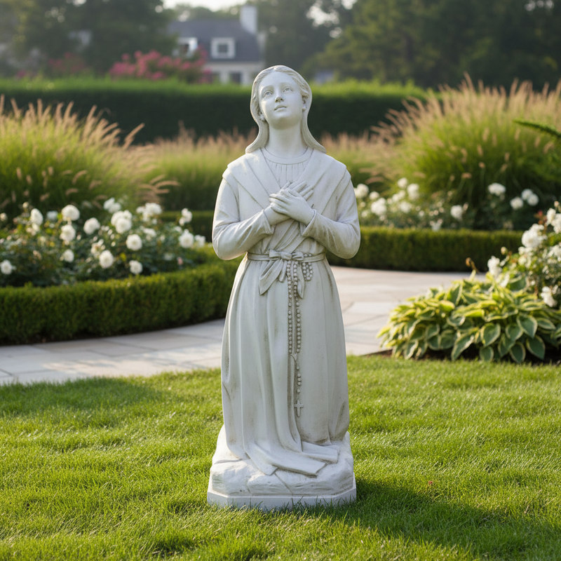 Saint Bernadette Religious Statue (43 - Inch) Side View