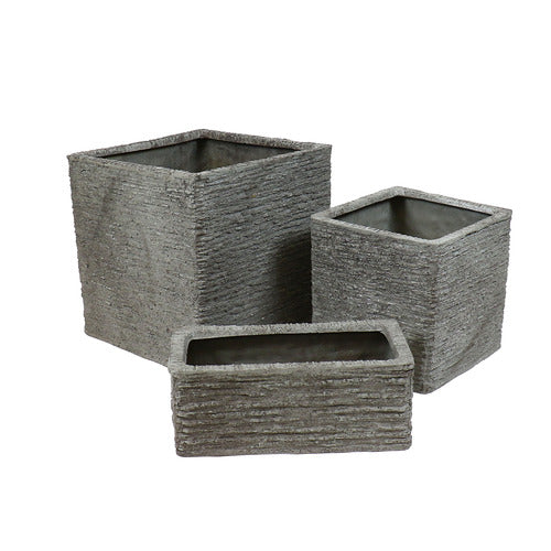 Coarse Pot Square Garden (14.5-Inch)