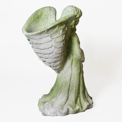 Angel Fairy Statue With Planter  (23-Inch)