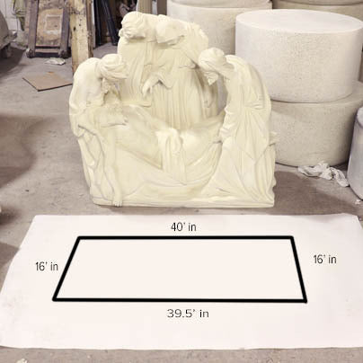 Jesus Is Buried Station 14 Outdoor/Indoor Statue