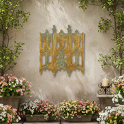 John Michael Tracery Outdoor Plaque (38.0 - Inch) Side Angle