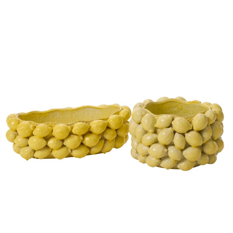 Layered Lemon Pot & Bowl