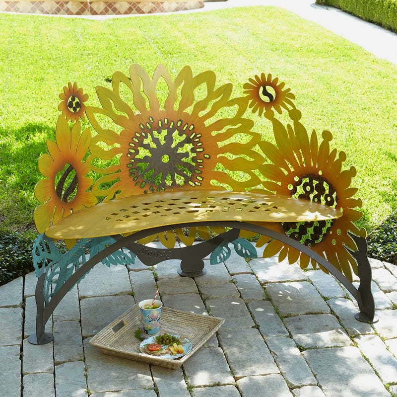 Sunflower Bench